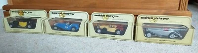 Matchbox Models of Yesteryear x 4 – Y-3 Riley, Y-11 Lagonda, Y-20 Mercedes Y-24  - Image 1 of 4