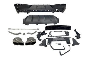 Diffusor für Mercedes GLC X254 Heck Stoßstange Diffusor AMG 63 ABS ab 23 AMGLine - Picture 1 of 2