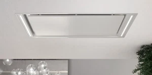 Airforce Silhouette 100cm Ceiling Mounted Cooker hood with Flat Motor- White Fin - Picture 1 of 6