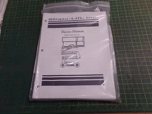 GENUINE STRATO-LIFT LIFT SERVICE MANUAL, SERIAL START 5110, H027007, NIB, N.O.S - Picture 1 of 7