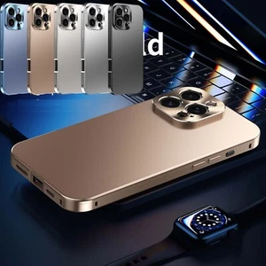 Shockproof Metal Case For iPhone 16 15 Pro Max Magnetic Adsorption Rugged Bumper - Picture 1 of 14