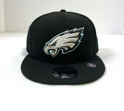 Philadelphia Eagles NFL NE Basic Snapback Sombrero ~ Negro Foto 1 de 4