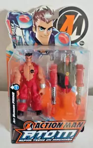 RARO 2005 ACTION MAN A.T.O.M. JET BURNER PAINE FIGURE ATOM HASBRO NUOVA! - Foto 1 di 4
