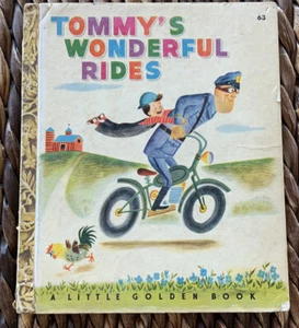 Tommy's Wonderful Rides Little Golden Book ‘B' by Helen Palmer 1948 LGB - Picture 1 of 12