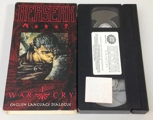 Scarce Berserk 1: War Cry VHS Very Good Condition Japanese Anime - Picture 1 of 2