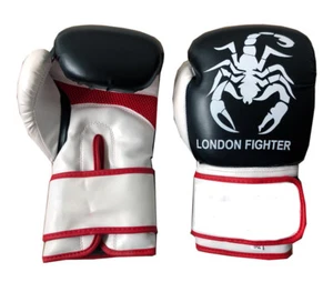 BOXHANDSCHUHE Muay Thai Greifpad Stanztasche MMA UFC 10 OZ - Bild 1 von 3