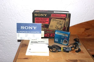 Toller MD MiniDisc Recorder von Sony MZ-R70 in blau mit OVP - Bild 1 von 9