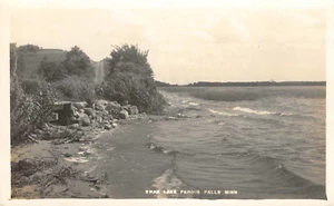 RPPC Schwanensee, Fergus Falls, Minnesota 1910er Vintage Foto Postkarte - Bild 1 von 2