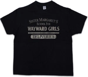 SISTER MARGATE'S SCHOOL FOR WAYWARD GIRLS Kids Boys T-Shirt Deliveries Deadpool - Picture 1 of 1