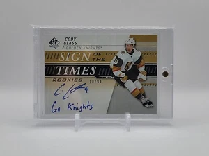 2019 SP Authentic Inscriptions /99 Cody Glass Go Knights #SOTR-CG Rookie Auto RC - Picture 1 of 2