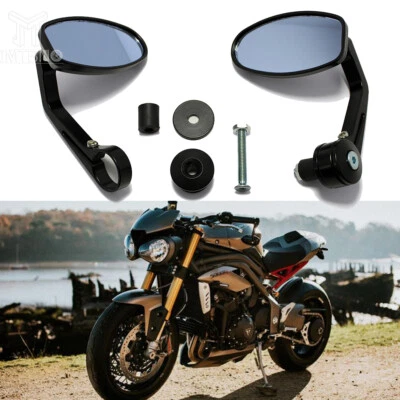 Боковые зеркала для 2008–2018 Triumph Street Triple 675 США 7/8 дюйма торцевые зеркала - Изображение 1 из 4