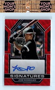 2023 Panini Prizm #SIG-JR Jose Rodriguez Signatures Red Prizm AUTO - Picture 1 of 2