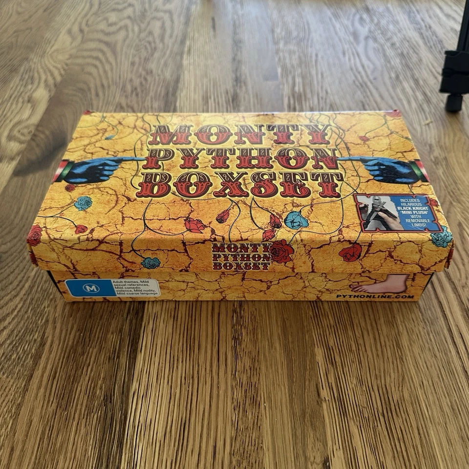 MONTY PYTHON COMPLETE BOXSET (DVD R4 PAL) & Black Knight Mini Plush Collectible - Image 1 of 4
