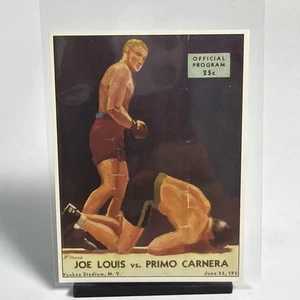 Rare 2000 Joe Louis Boxing Card #1 Sporting Profiles Mickey Kasler NM London - Picture 1 of 9