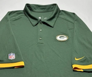 Green Bay Packers Nike NFL On Field Dri-Fit Polo Fútbol Para Hombres XL *LEER - Imagen 1 de 13