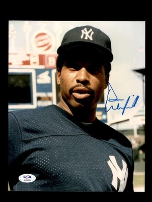 Dave Winfield PSA DNA Coa Signed 8x10 Photo Yankees Autograph - Image 1 of 3