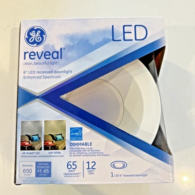 GE Lighting 83572 Reveal LED 12-Watt (65-watt replacement), 650-Lumen  6-inch - Image 1 of 4