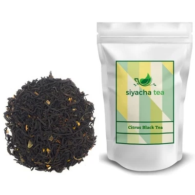 Té negro de especias cítricas puro natural mezcla fresca bebida saludable premium Chai Foto 1 de 4