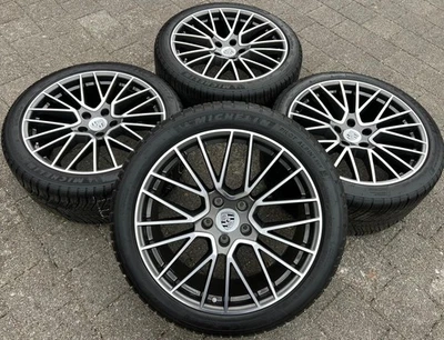 4 ORIGINAL 21" ALU WINTERRÄDER PORSCHE CAYENNE 9YA MICHELIN RDKS FREIHAUS - Bild 1 von 4
