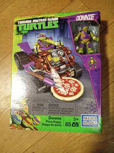 Mega Bloks Teenage Mutant Ninja Turtles Donatello Donnie Pizza Buggy Set - Neu - Bild 1 von 10