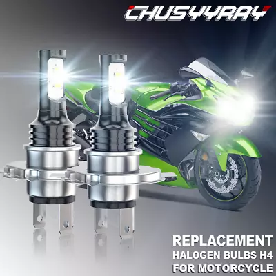 Ultra Bright White H4 LED headlight bulb for Honda VFR750F Interceptor 1990-1997 - Image 1 of 4