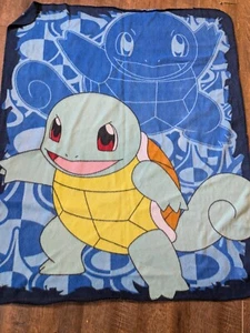 Pokémon Squirtle Fleece Throw Blanket - Picture 1 of 5