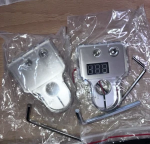 Car Battery Terminal Connectors Kit w/ Digital Voltmeter Display 0/4/8 AWG Gauge - Picture 1 of 4