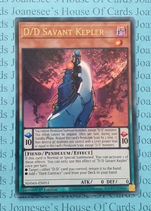 MAMA-EN053 D/D Savant Kepler Ultra Rare Yu-Gi-Oh Card 1st Edition New - Picture 1 of 3