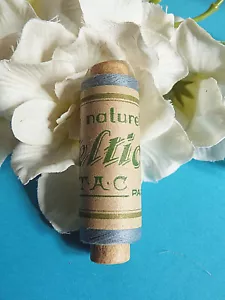 1402B Superb Silk Thread Bobbin "Celtic" Sky Blue Manufactured T.A.C - Picture 1 of 4
