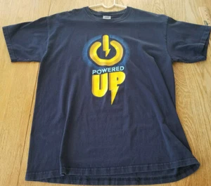 GLOBAL KNOWLEDGE - POWERED UP - Men's Sz L - Graphic T-Shirt - Picture 1 of 9