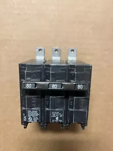 New Circuit Breaker Siemens B380 80 Amp 3 Pole 240V 10kA Bolt On Type BL - Picture 1 of 2