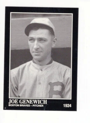 1992 Conlon Collection Joe Genewich #573 Boston Braves Free Shipping - Image 1 of 2
