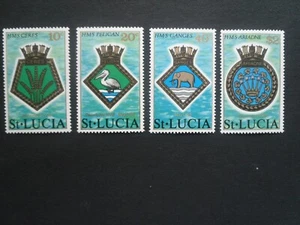 ST LUCIA 1978 Crest della Regia Marina SG.434-437 MNH - Foto 1 di 1