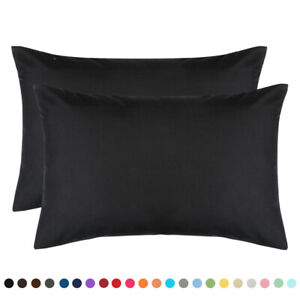 1800 Pillow Case Set Standard or King Ultra Soft Pillowcase Set of 2 Pillowcases
