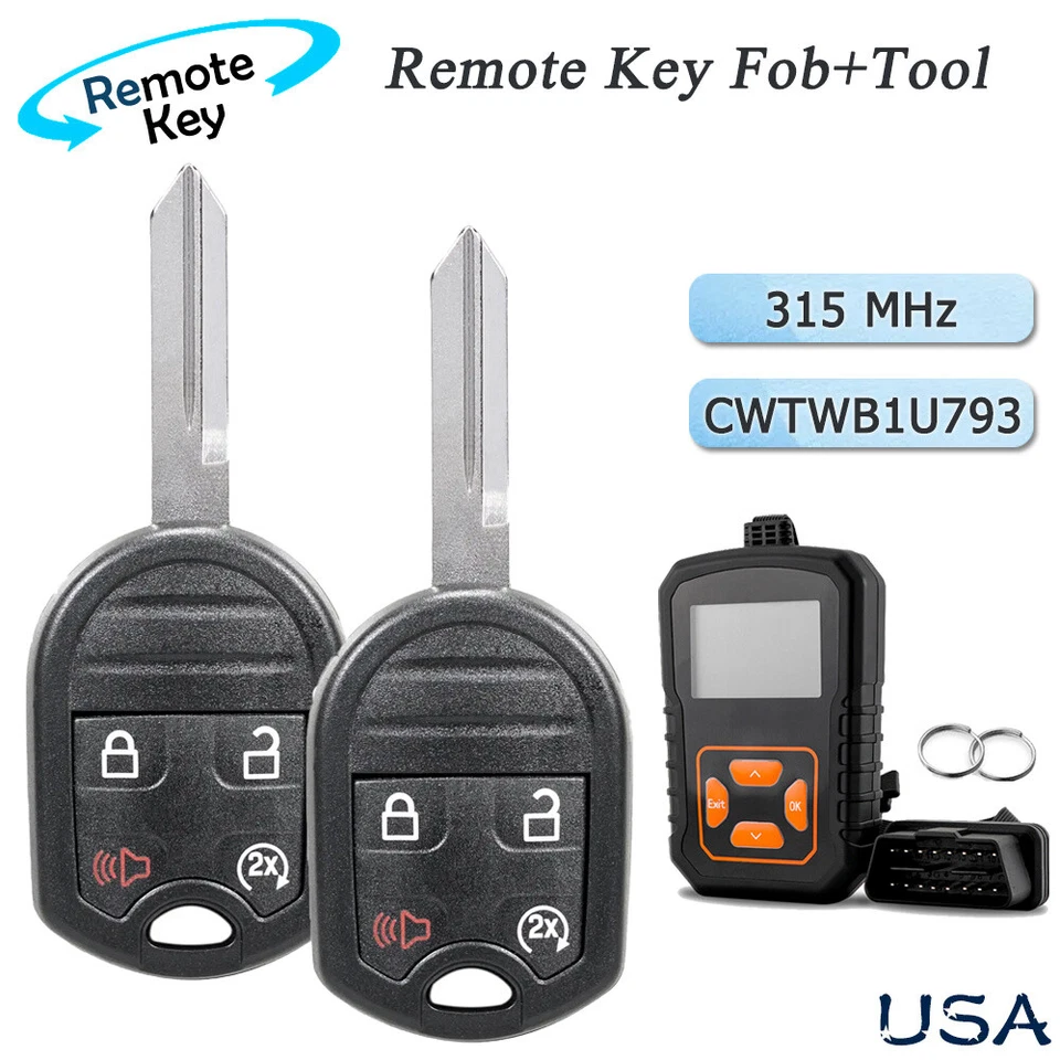 2 para Ford 2011-2016 F250 F350 Mando a distancia Llavero CWTWB1U793 164-R8067+ Kit de herramientas Foto 1 de 4