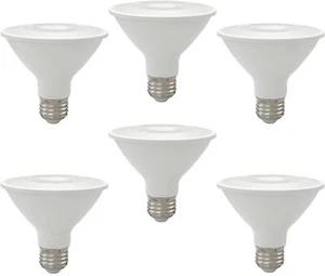6Pack PAR30 LED Short Neck Flood Light Bulb, 9W(75W), 5000K, Dimmable, E26 - Picture 1 of 1