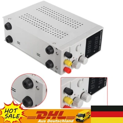 0-30V 0-10A Digital DC Netzteil Einstellbar Netzteil Labornetzgerät Power Supply - Bild 1 von 4