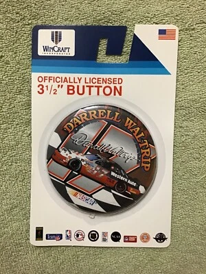 1995 DARRELL WALTRIP #17 Western Auto Wincraft 3 1/2 Inch Button Pin NEW/Unused - Image 1 of 2