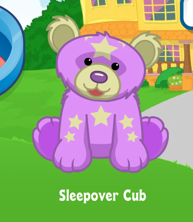 Webkinz Sleepover Cub Virtual PET Adoption Code Only Messaged Sleepover Cub Pet! - Image 1 of 1