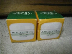 2x Mario Badescu Skin Care Vitamin C Cream, 1 Fl Oz Wake Up & Glow moisturizer - Picture 1 of 4