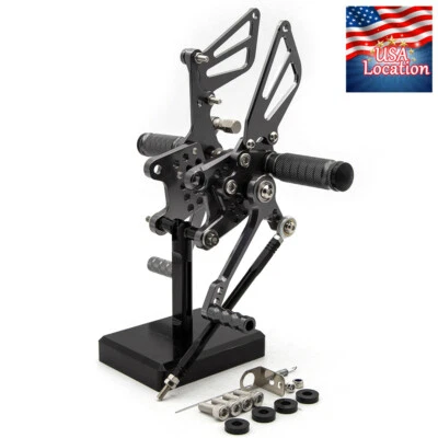 For GSXR600 GSXR750 1996-2005 GSXR1000 2000-2004 Rearset Footpeg Rear Set FXCNC - Image 1 of 4