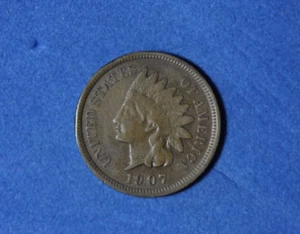 NACHLASSFUND 1907 - Indian Head Cent #P29157 - Bild 1 von 2