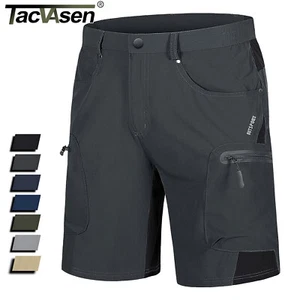 Men's Hiking Cargo Shorts Casual Stretch Golf Shorts Outdoor Summer Work Shorts - Picture 1 of 54