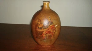 Royal Bayreuth Bavaria jug vase bottle 2 sided pirate old master muskateers - Picture 1 of 5
