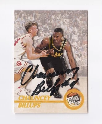 1997 Press Pass Autographs Chauncey Billups Auto Pistons Nuggets Colorado - Image 1 of 2