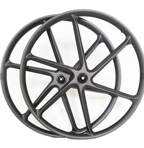 29 inch Carbon XC MTB 30mm 6 Spoke Wheel Tubeless Disc Brake AUS FRONT 6 Spoke - Picture 1 of 4
