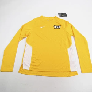 VCU Rams Nike Dri-Fit Long Sleeve Shirt Women's Gold/White New - Picture 1 of 4