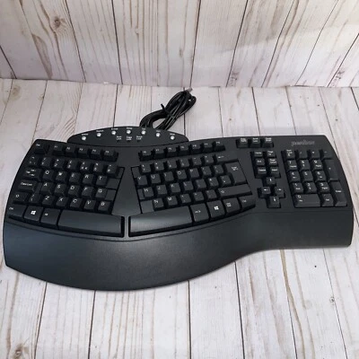 Perixx PERIBOARD-512 Wired Full-Size Ergonomic Natural Split Keyboard, Black - Image 1 of 4