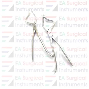 Rowe-Type Disimpaction Forceps Pair (Left & Right) Maxillofacial Instruments - Picture 1 of 4