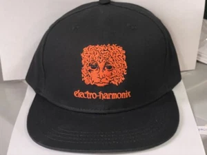 Gorra Oficial de Béisbol Electro-Harmonix - Etiqueta Naranja Bordada - Gorra Negra - Imagen 1 de 3